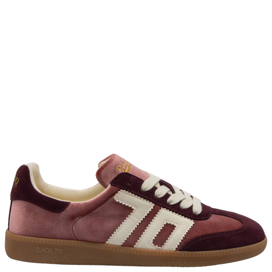 Back 70 Cloud W26 In Velvet Wine Butter Sneakers