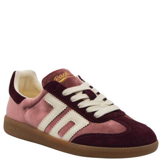 Back 70 Cloud W26 In Velvet Wine Butter Sneakers