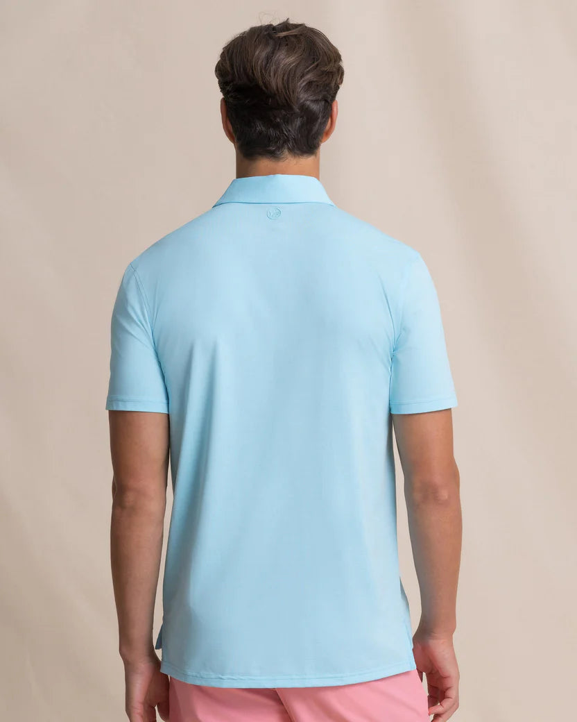 Southern Tide Coastal Breeze Heather Performance Polo