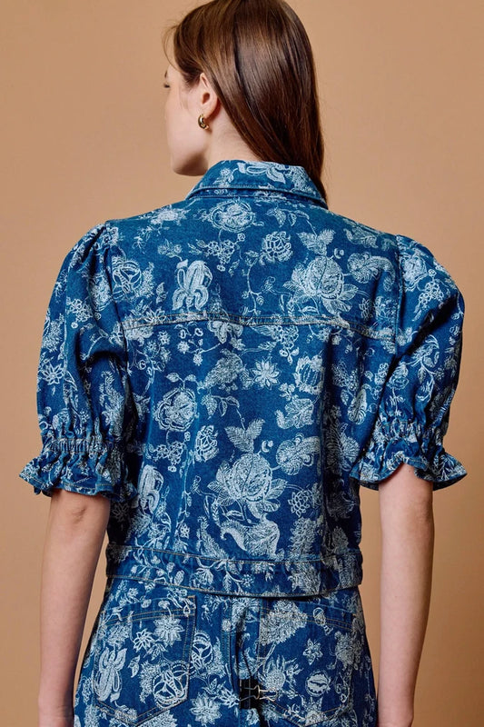 Cleobella Dorian Jacket | Bois Laser Print