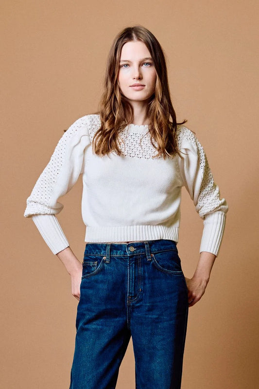 Cleobella Ada Sweater | Ivory