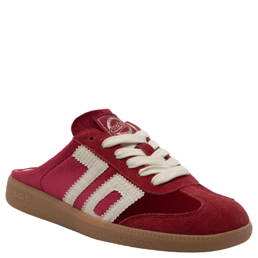 Back 70 Easter W26 In Velvet Red Milk Backless Sneakers