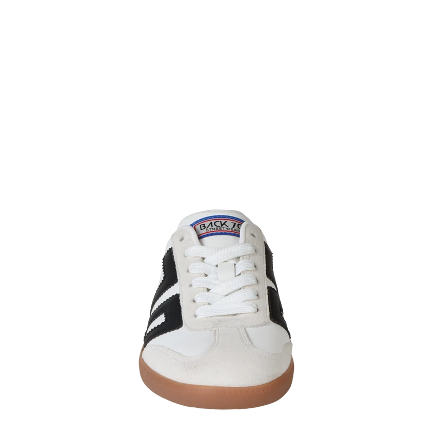 Back 70 Easter In White Black Backless Sneakers