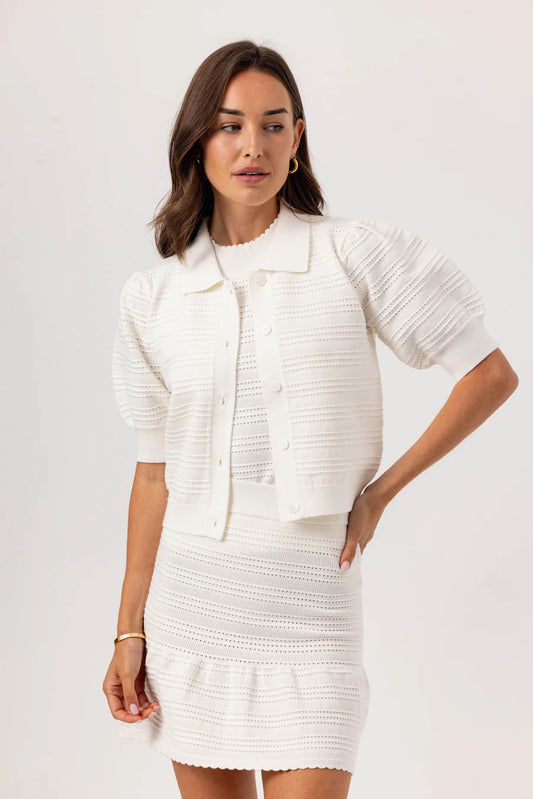 We Are Sundays Elia Pointelle Cardigan