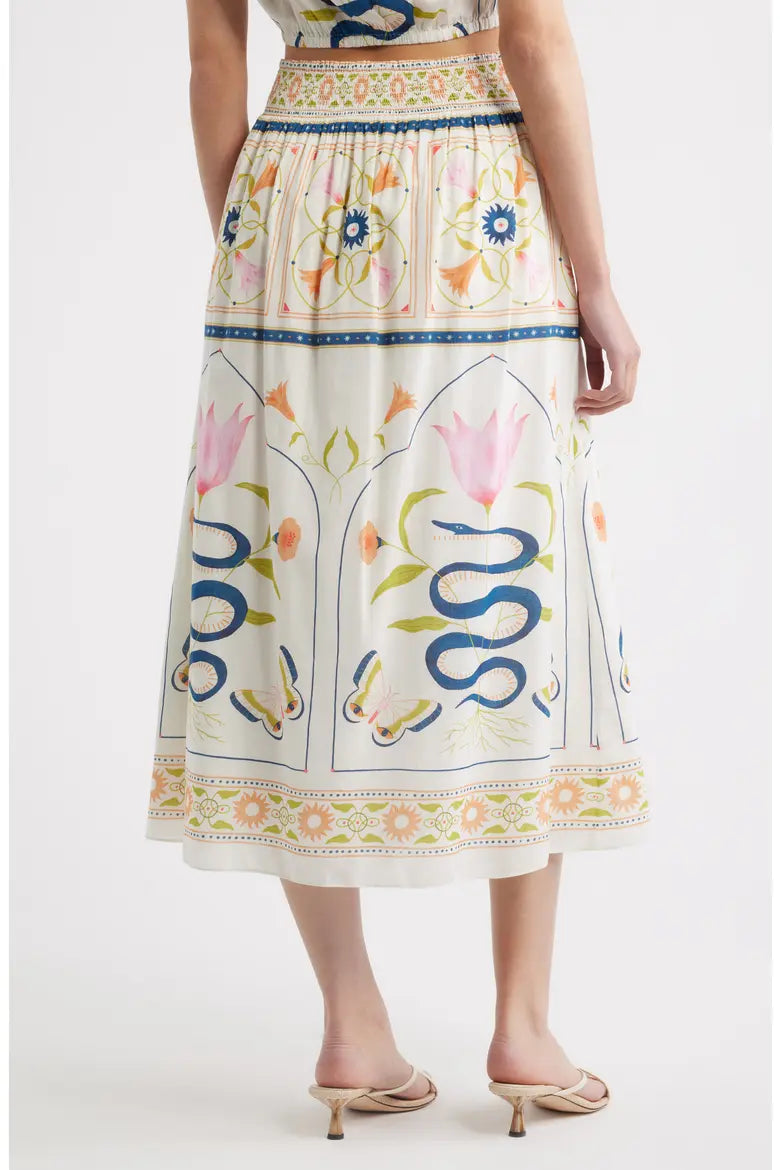 Cleobella Elliott Print Maxi Skirt