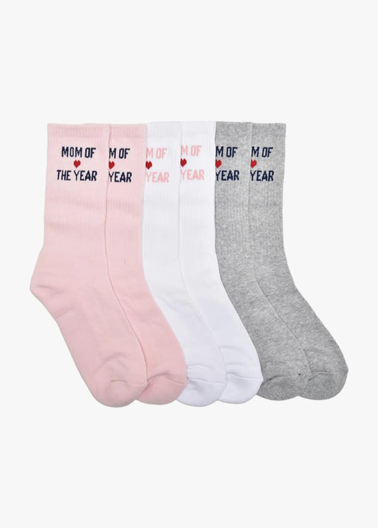 Favorite Daughter The Mom Of The Year Heart Sock Set