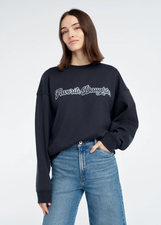 Favorite Daughter The Varsity Embroidered Sweatshirt
