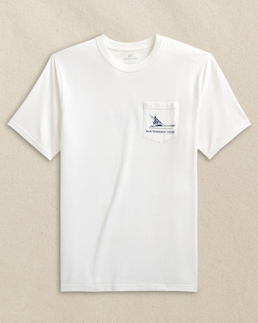 Southern Tide Men's Fishing Boat Short Sleeve T-Shirt