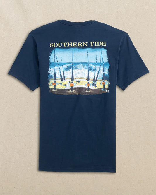 Southern Tide Men's Fishing Lines Short Sleeve T-Shirt