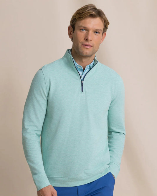 Southern Tide Men's Gulf View Heather Quarter Zip
