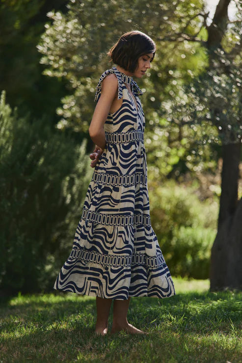 Hermoza Jackie Maxi Dress In Revel In Retro