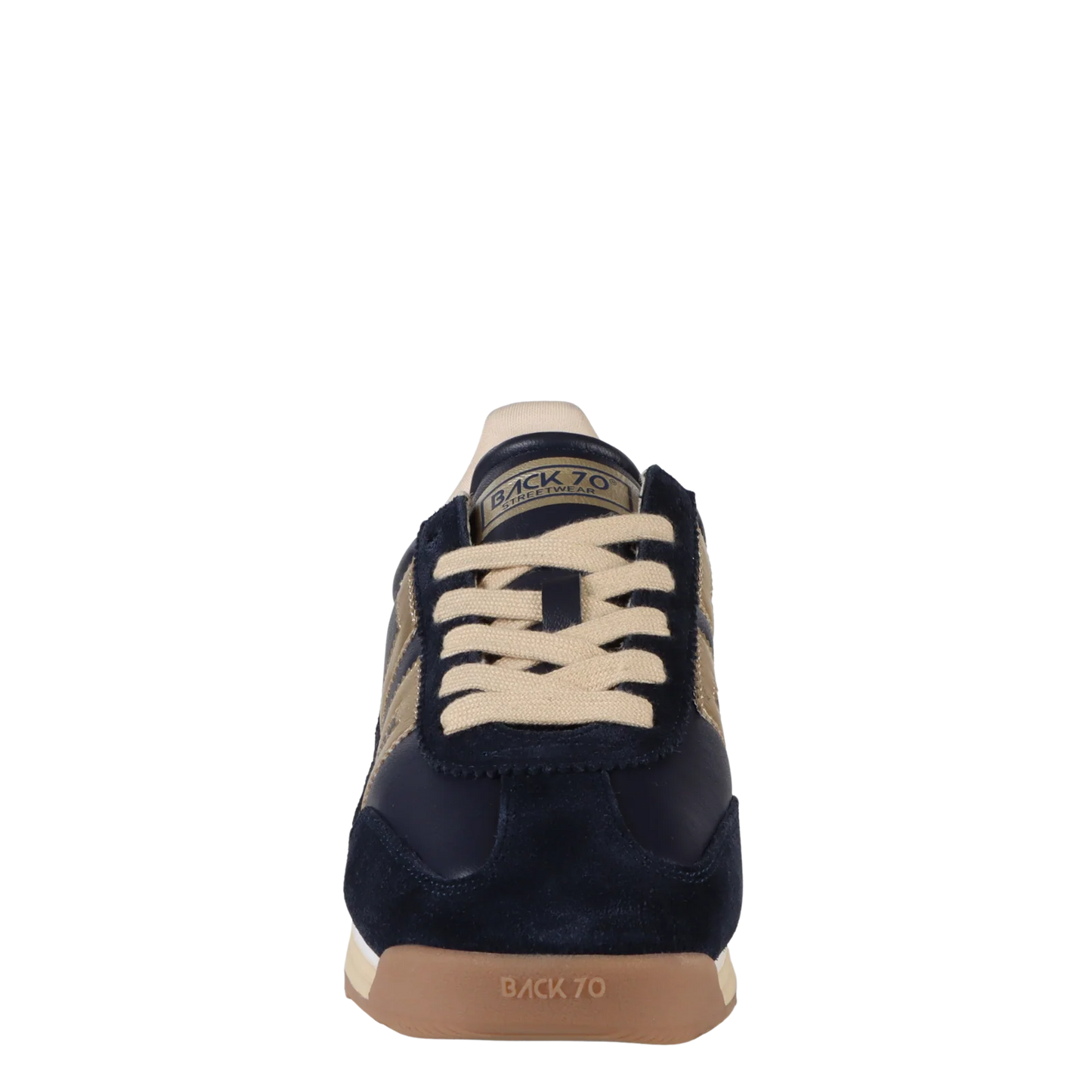 Back 70 Jogger N In Navy Gold Sneakers