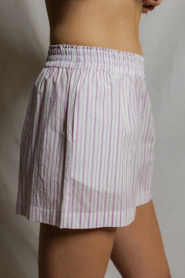 PerfectWhiteTee Julie Poplin Pull-On Shorts With Pockets