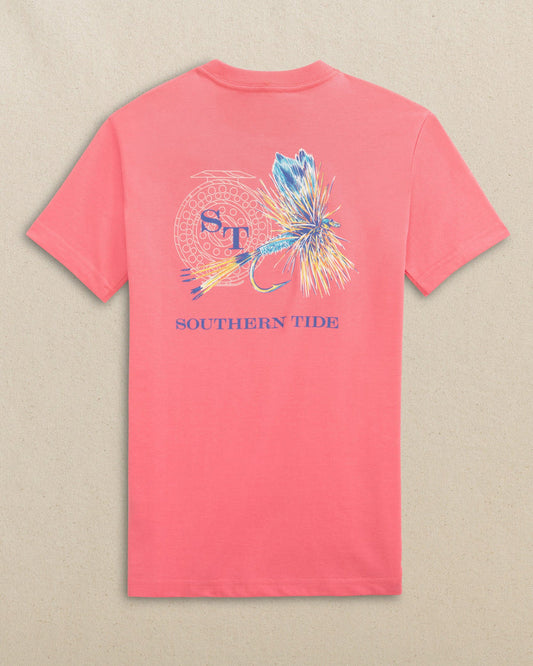 Southern Tide Kids Reel Fly Adams Short Sleeve T-Shirt