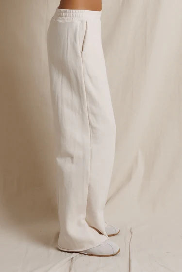 PerfectWhiteTee Leni French Terry Pull On Pant
