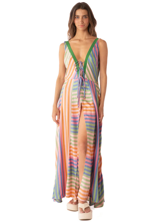 Maaji Women's Stripped Mule Lewis Long Dress