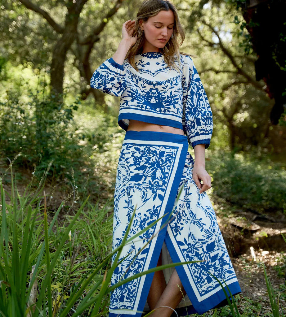 Cleobella Lihua Midi Skirt | Altesse
