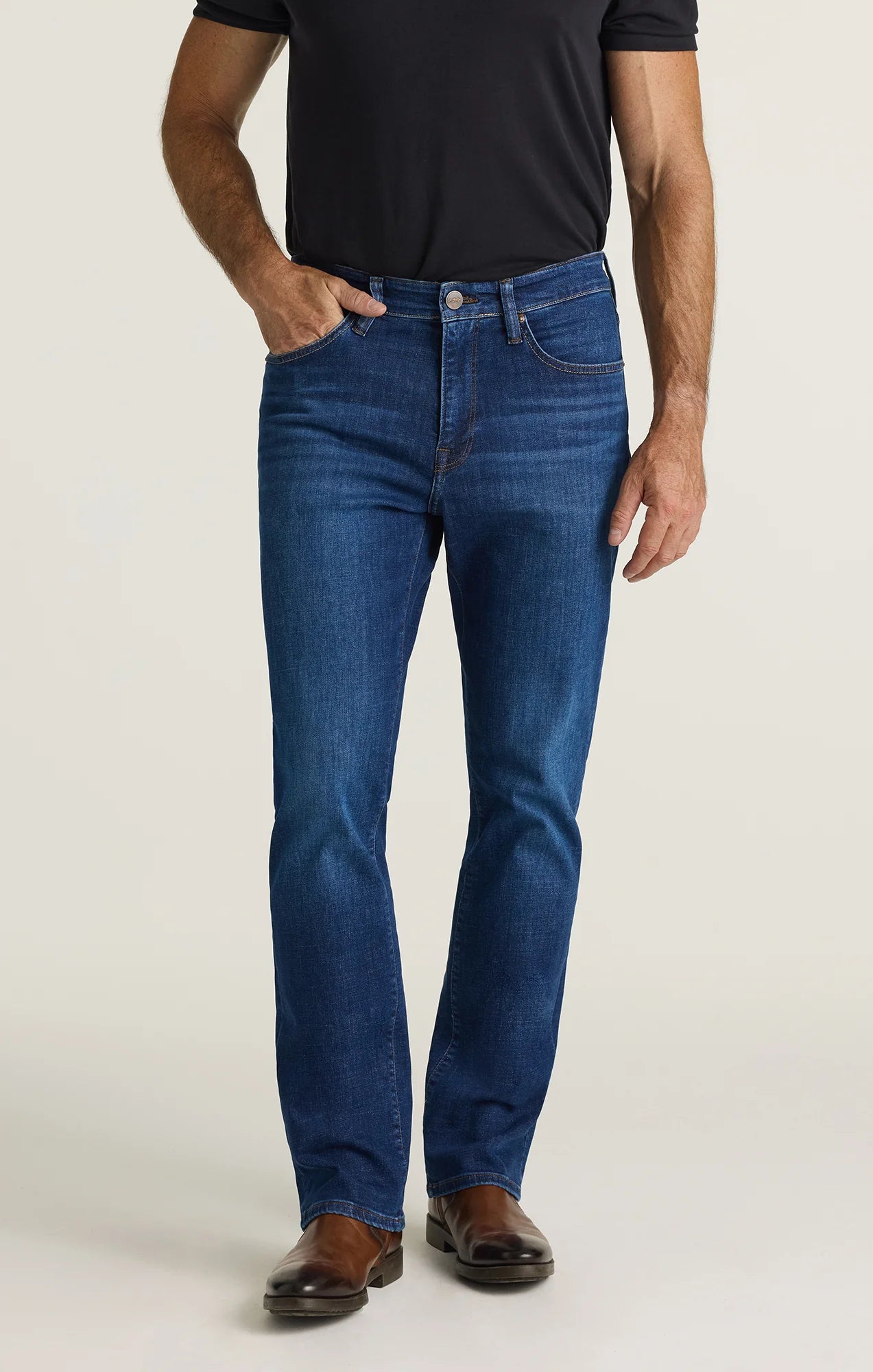 34 Heritage Cash Bootcut Jeans in Dark Brushed Vintage
