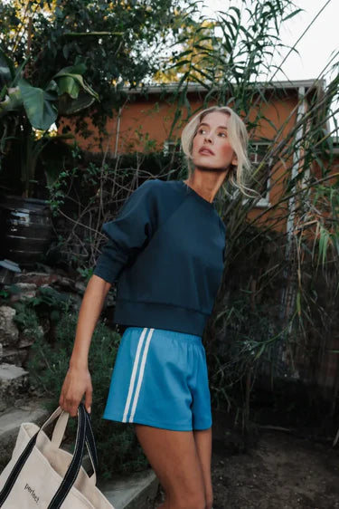 PerfectWhiteTee Mikayla Pureform Sport Short With Side Stripe