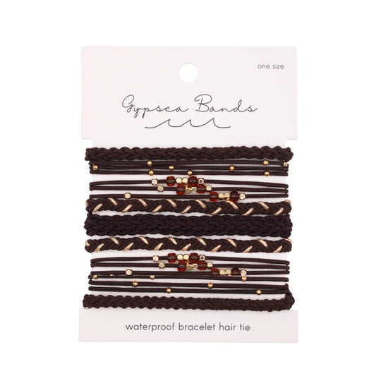 Gypsea Bands Mocha Hair Tie Bracelets