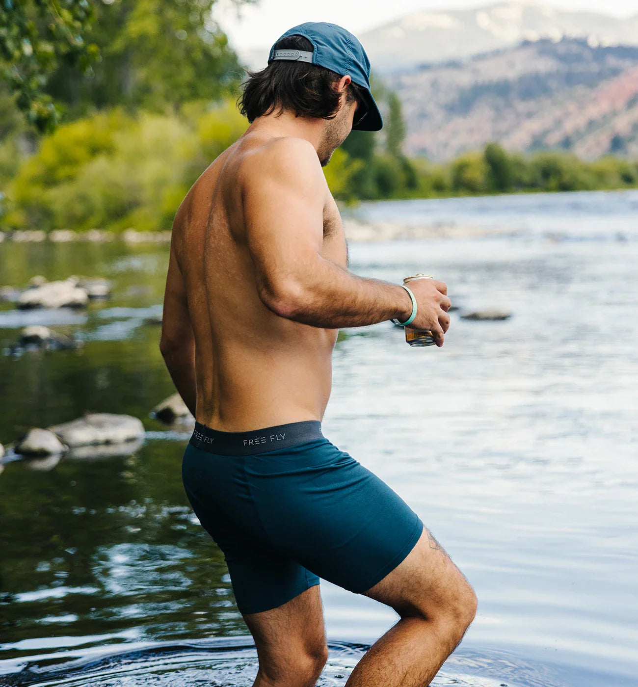 Free Fly Men's Bamboo Motion Boxer Brief