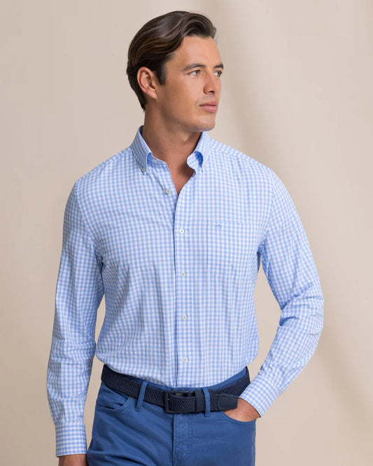 Southern Tide Men's Nassau Gingham Coastal Breeze® Sport Shirt