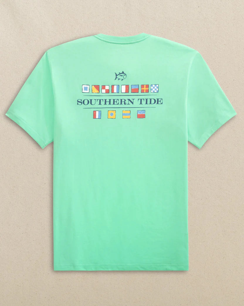 Southern Tide Men's Nautical Flags Short Sleeve T-Shirt