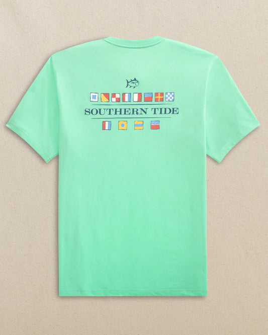 Southern Tide Men's Nautical Flags Short Sleeve T-Shirt