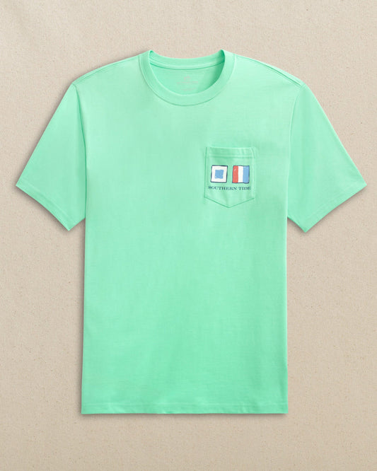 Southern Tide Men's Nautical Flags Short Sleeve T-Shirt