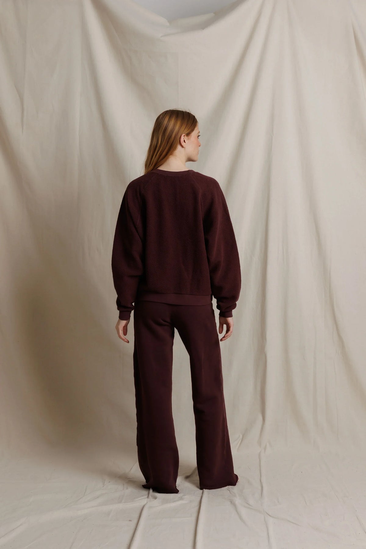 PerfectWhiteTee Ziggy Oversized Reverse Fleece Oversized Crew Neck Sweatshirt