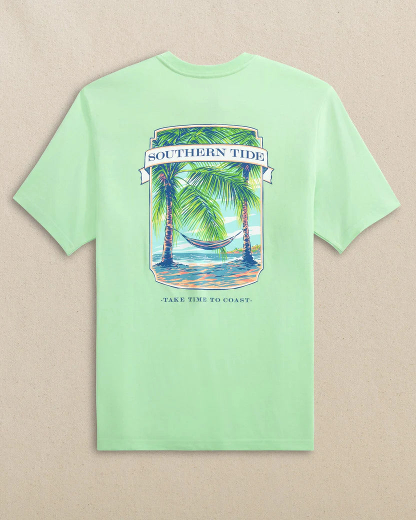 Southern Tide Men's Palm Hammock Time to Coast Short Sleeve T-Shirt