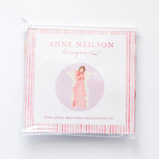 Anne Neilson Pink Angel Beginner Needlepoint Kit