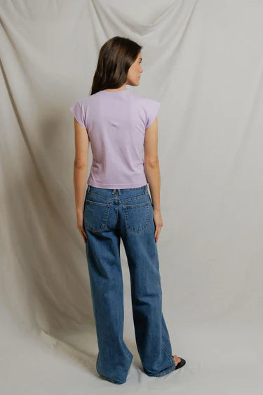 PerfectWhiteTee Porter Supima Cap Sleeve Tee