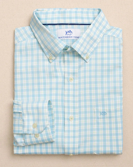 Southern Tide Men's Precheck Plaid Coastal Breeze® Sport Shirt