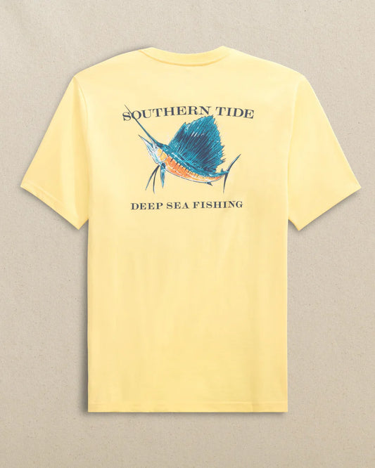 Southern Tide Men's Sailfish Deep Sea Fishing Short Sleeve T-Shirt