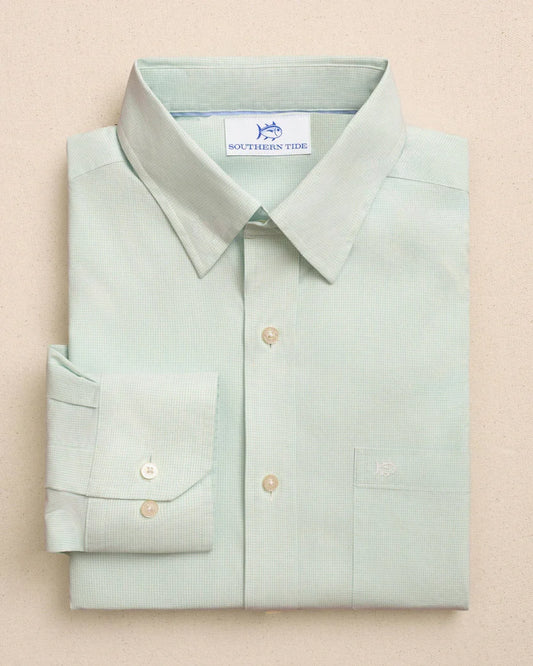 Southern Tide Screen Porch Plaid Charleston Sport Shirt