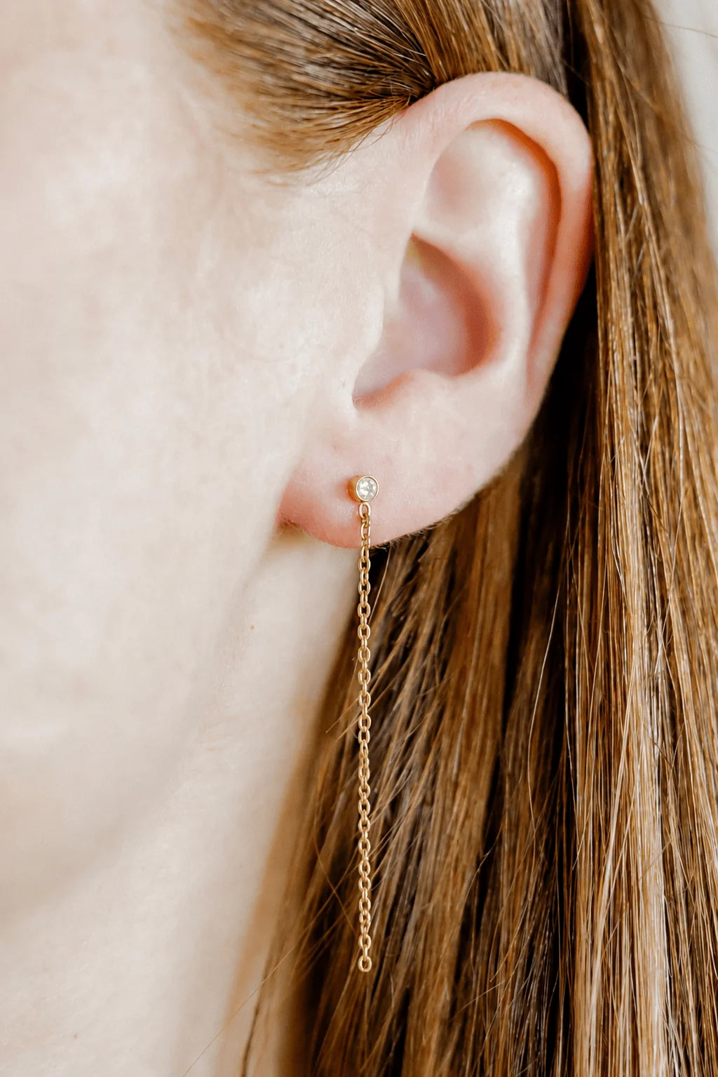 Linny Co. Screwback Stud Earrings - Darby Duster Gold