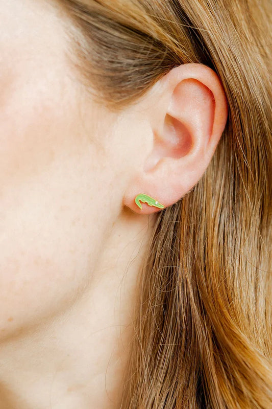 Linny Co. Screwback Stud Earrings - Gator