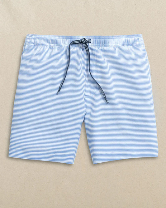 Southern Tide Men's Seersucker Stripe Maritime Swim Trunk