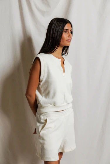 PerfectWhiteTee Bari French Terry Sweat Short