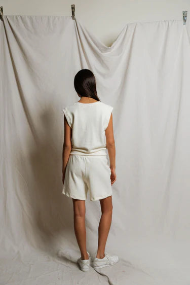 PerfectWhiteTee Bari French Terry Sweat Short