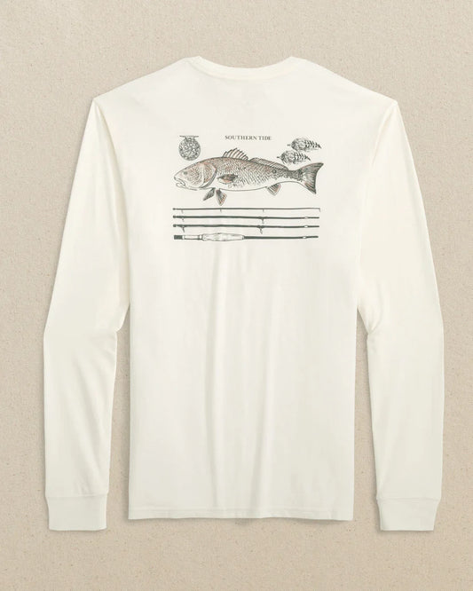 Southern Tide Men's Redfish Rod Long Sleeve T-Shirt