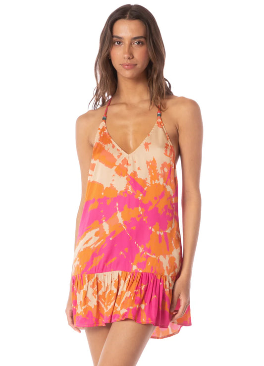 Maaji Women's Flamingo Swirl Linn Short Dress