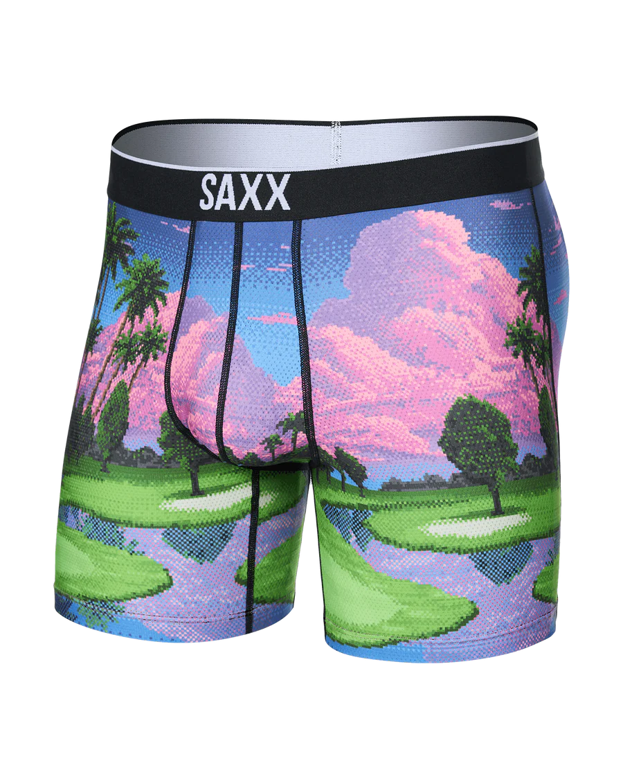 Saxx Men's Volt Breathable Mesh Boxer Brief-5"