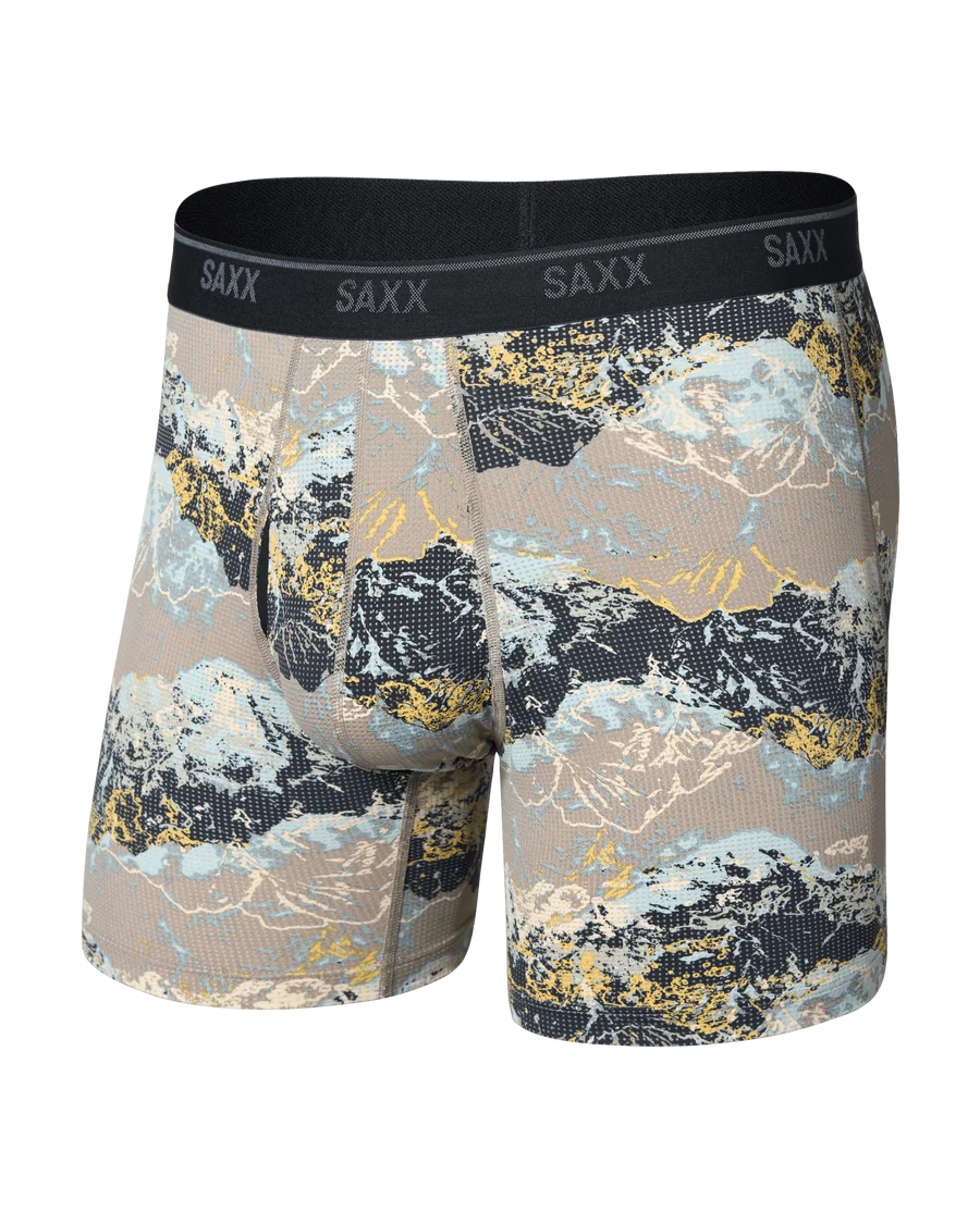 Saxx Quest Quick-Dry Mesh Performance Boxer Brief 6"- Summits
