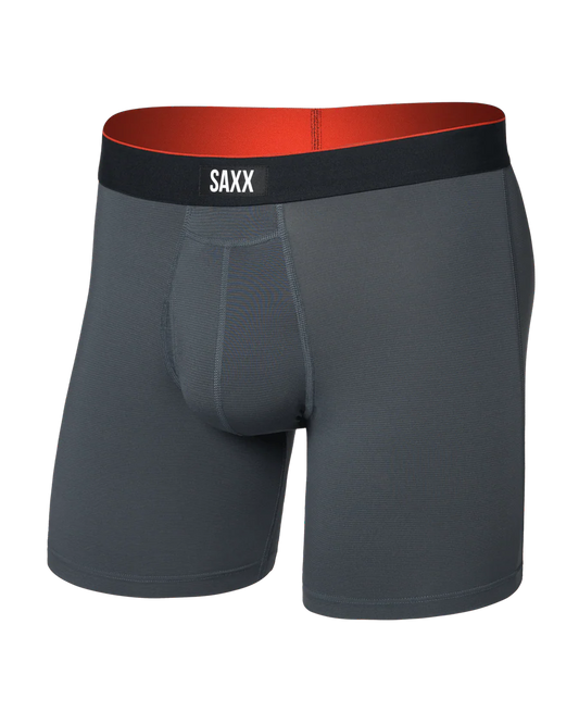 Saxx Multi-Sport Mesh Multi-Sport Performance Boxer Brief 6" - Turbulence