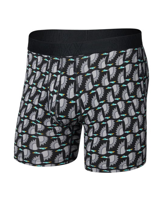 Saxx DropTemp® Cooling Cotton Everyday Boxer Brief 6"- Flight Pattern