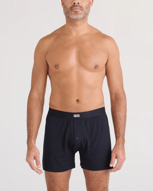 Saxx Snooze Loose Boxer Short 5"- Black
