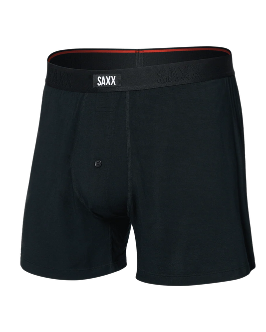 Saxx Snooze Loose Boxer Short 5"- Black