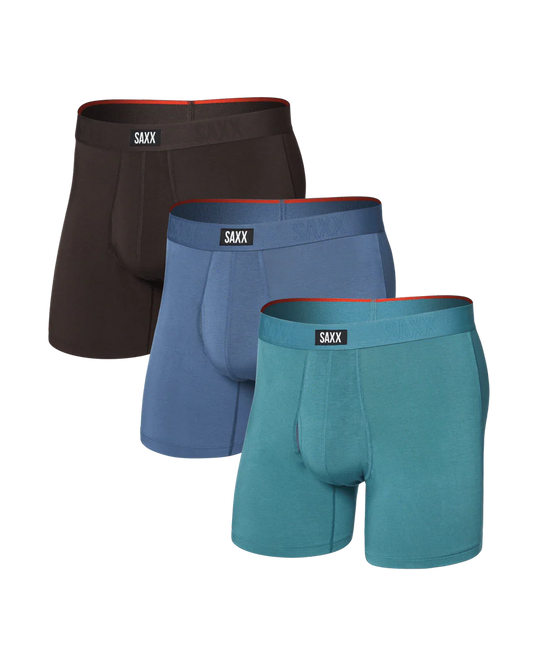 Saxx Vibe Xtra Soft Comfort (3 Pack) Soft Comfort Boxer Brief 6"